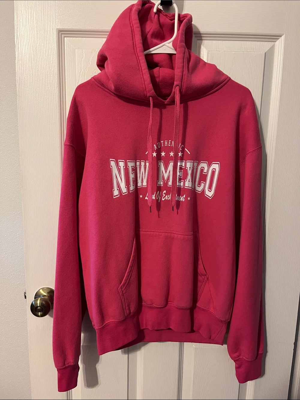 New Mexico Pink Hooded Sweatshirt - Size M